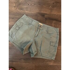 Ascend Cargo Shorts Womens Olive Green Casual Outdoor Hiking Size‎ 12